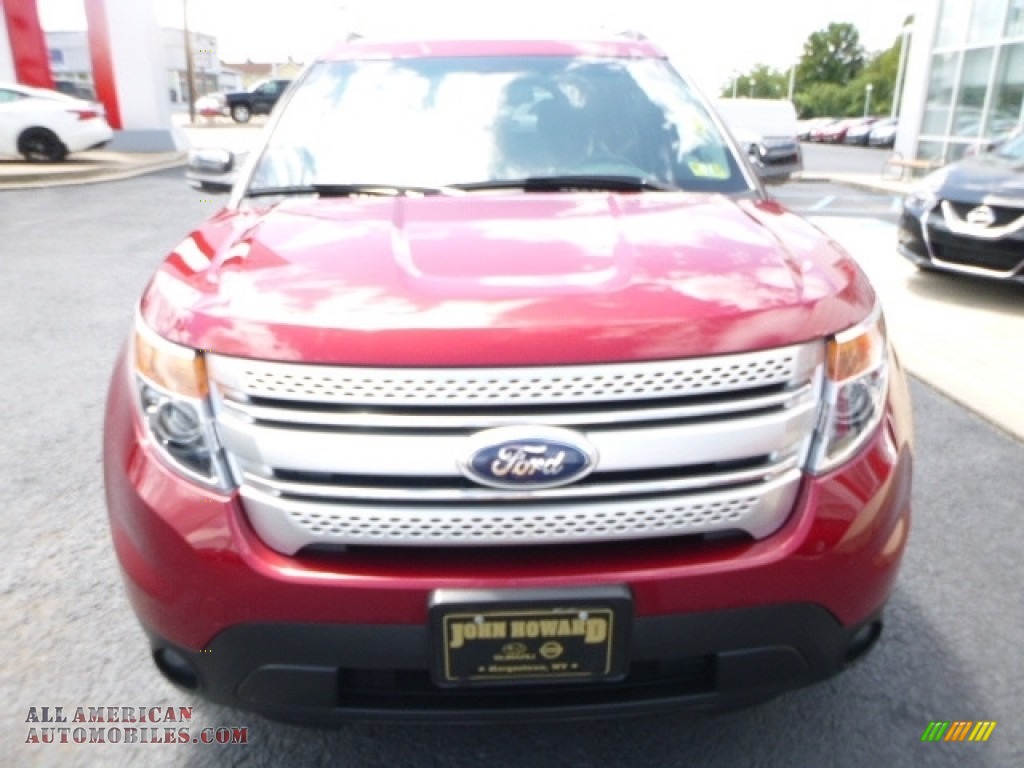 2014 Explorer XLT 4WD - Ruby Red / Charcoal Black photo #12
