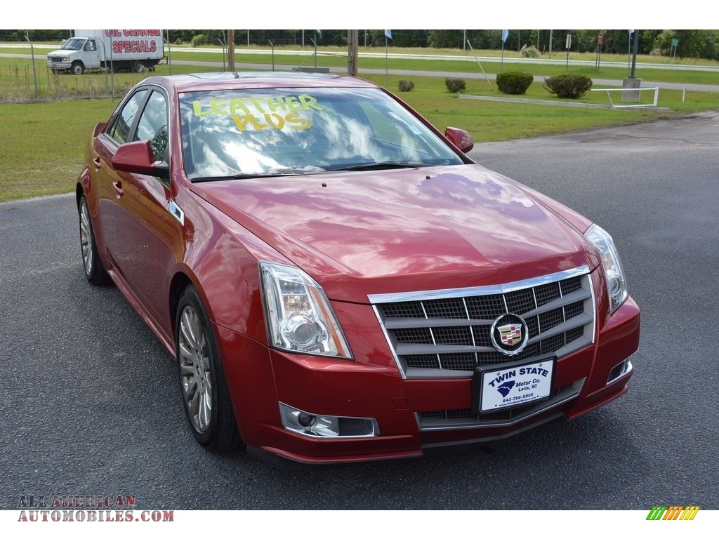 Crystal Red Tintcoat / Cashmere/Cocoa Cadillac CTS 4 3.6 AWD Sedan