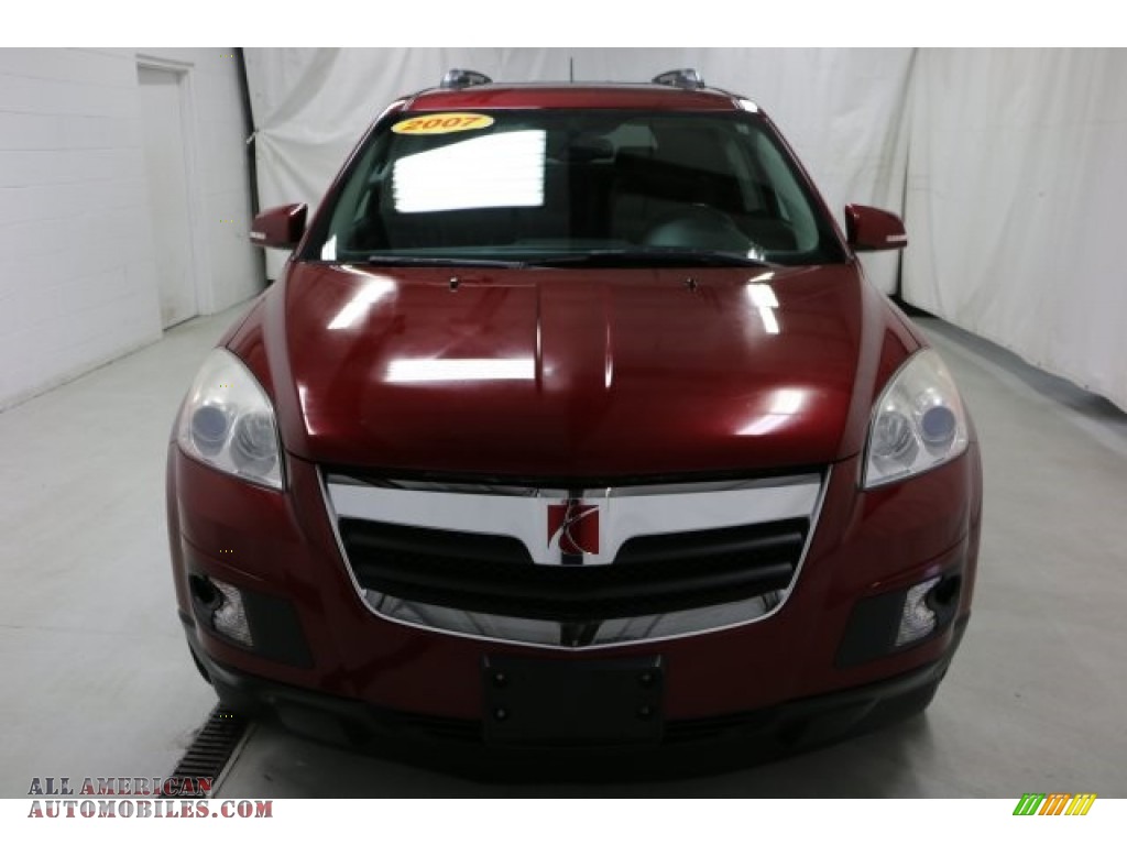 2007 Outlook XR AWD - Red Jewel / Black photo #35