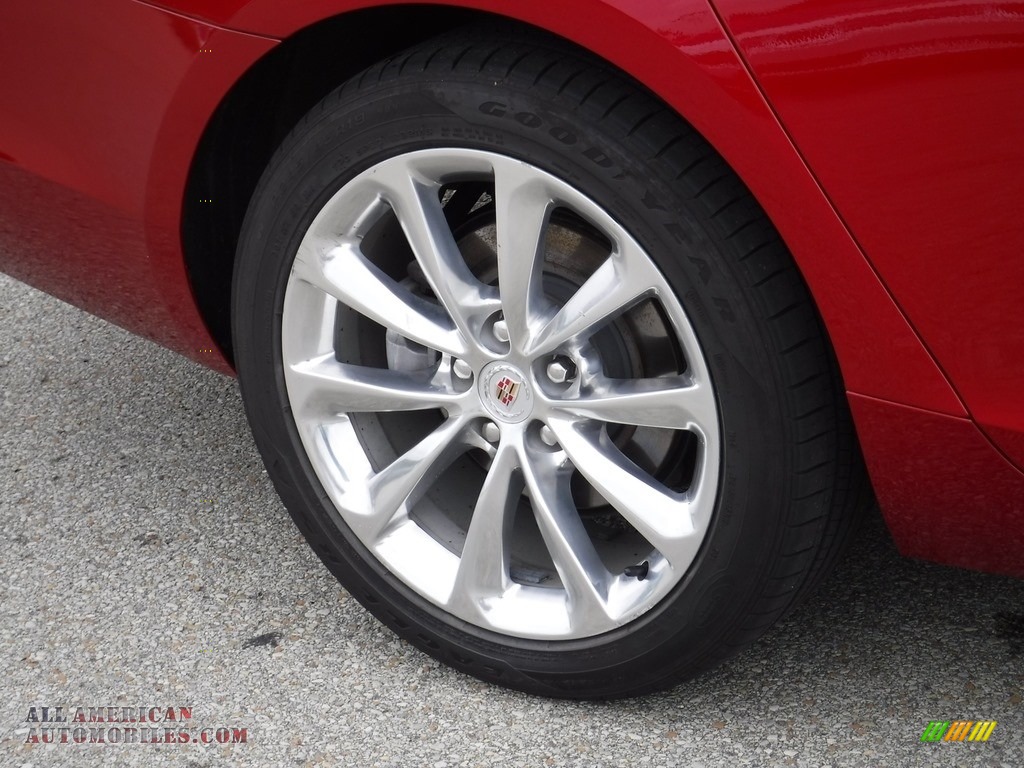 2013 XTS Premium AWD - Crystal Red Tintcoat / Caramel/Jet Black photo #3