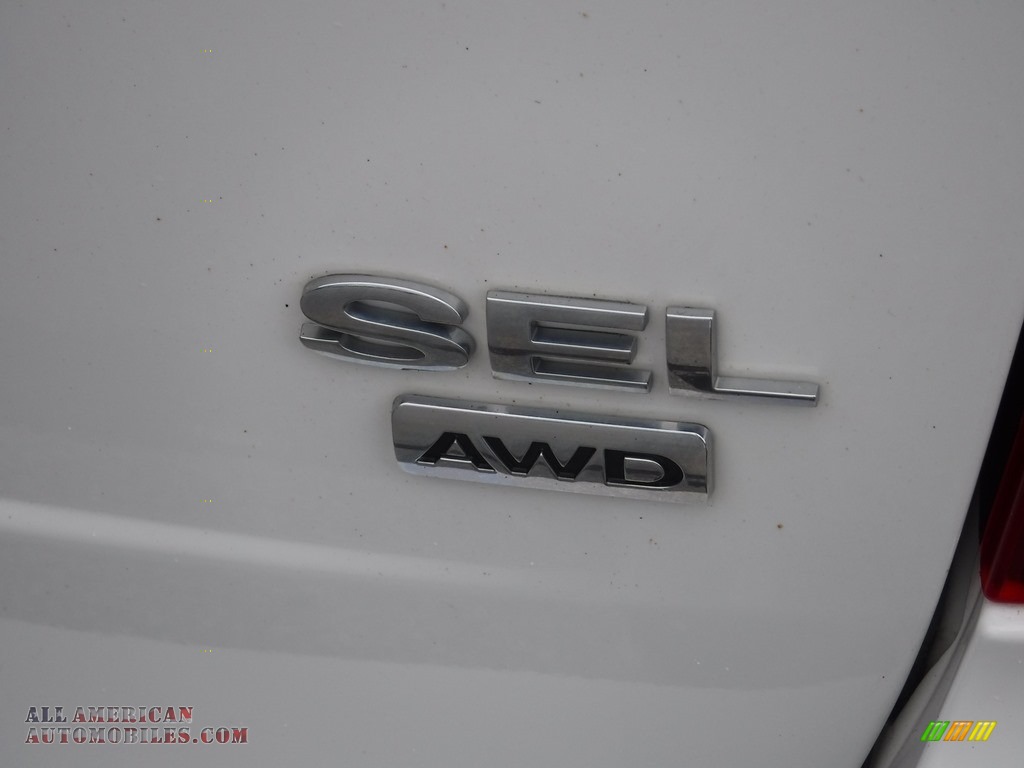 2013 Edge SEL AWD - White Platinum Tri-Coat / Medium Light Stone photo #9