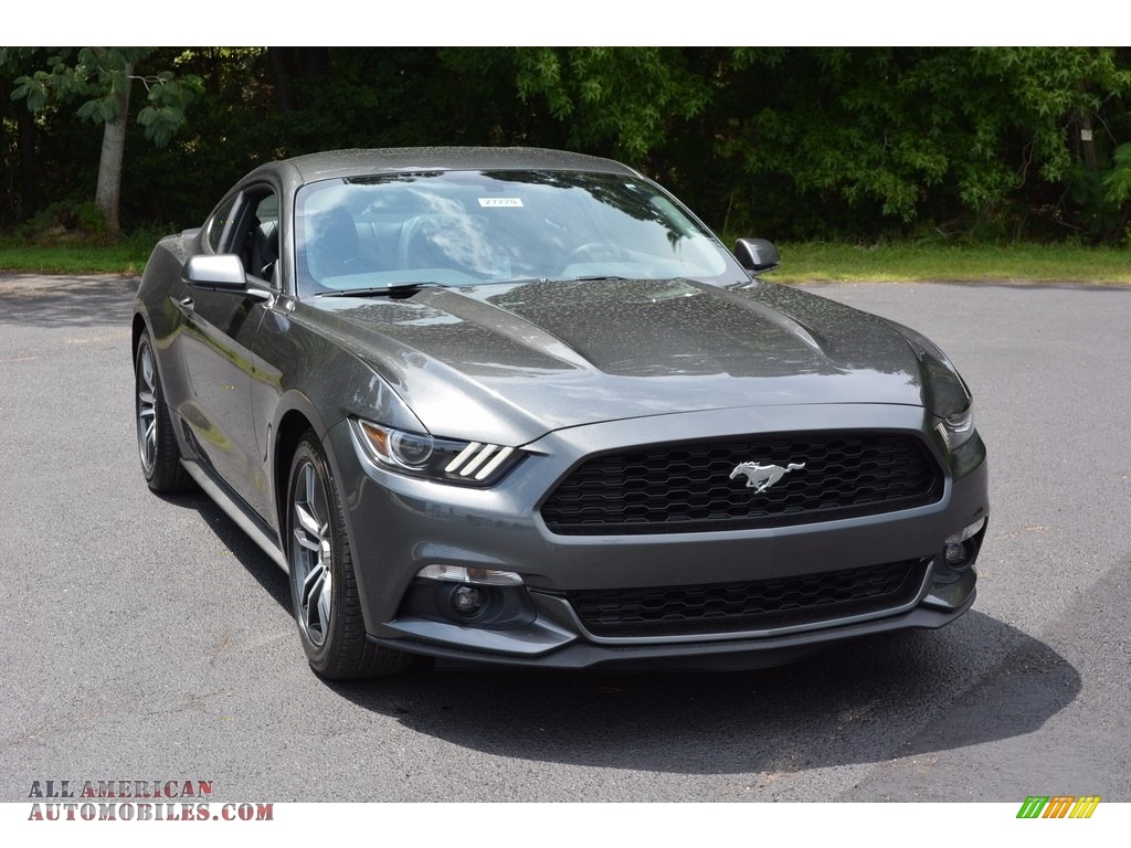 Magnetic / Ebony Ford Mustang EcoBoost Premium Coupe