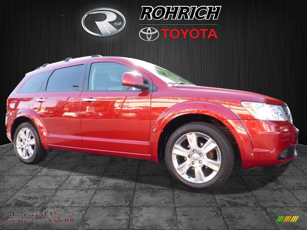 Inferno Red Crystal Pearl Coat / Dark Slate Gray Dodge Journey R/T AWD
