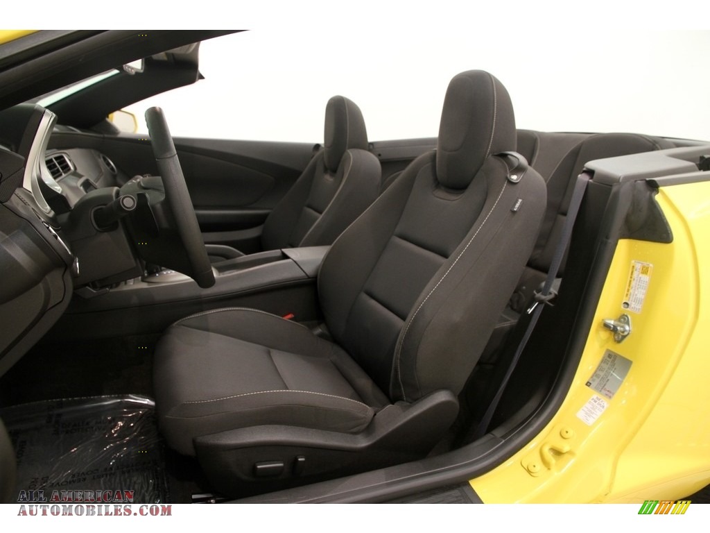 2012 Camaro LT Convertible - Rally Yellow / Black photo #7