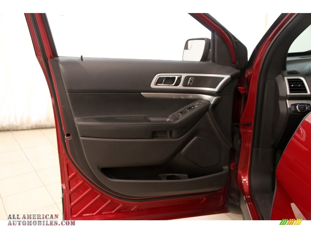 2013 Explorer XLT 4WD - Ruby Red Metallic / Charcoal Black photo #4