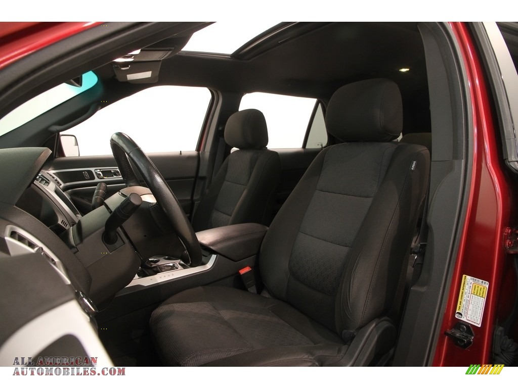 2013 Explorer XLT 4WD - Ruby Red Metallic / Charcoal Black photo #5