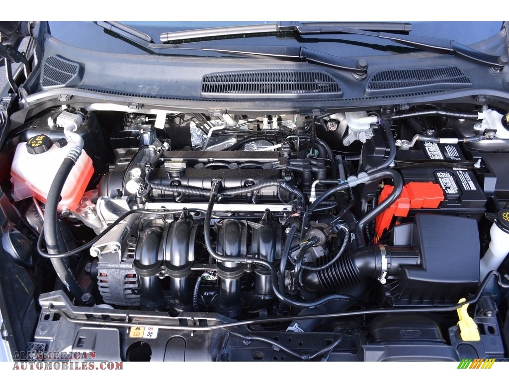 2015 Fiesta SE Sedan - Magnetic Metallic / Charcoal Black photo #16