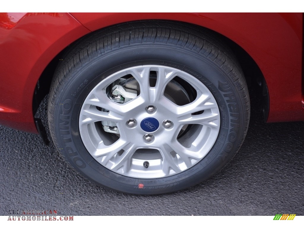 2016 Fiesta SE Hatchback - Ruby Red Metallic / Medium Light Stone photo #14