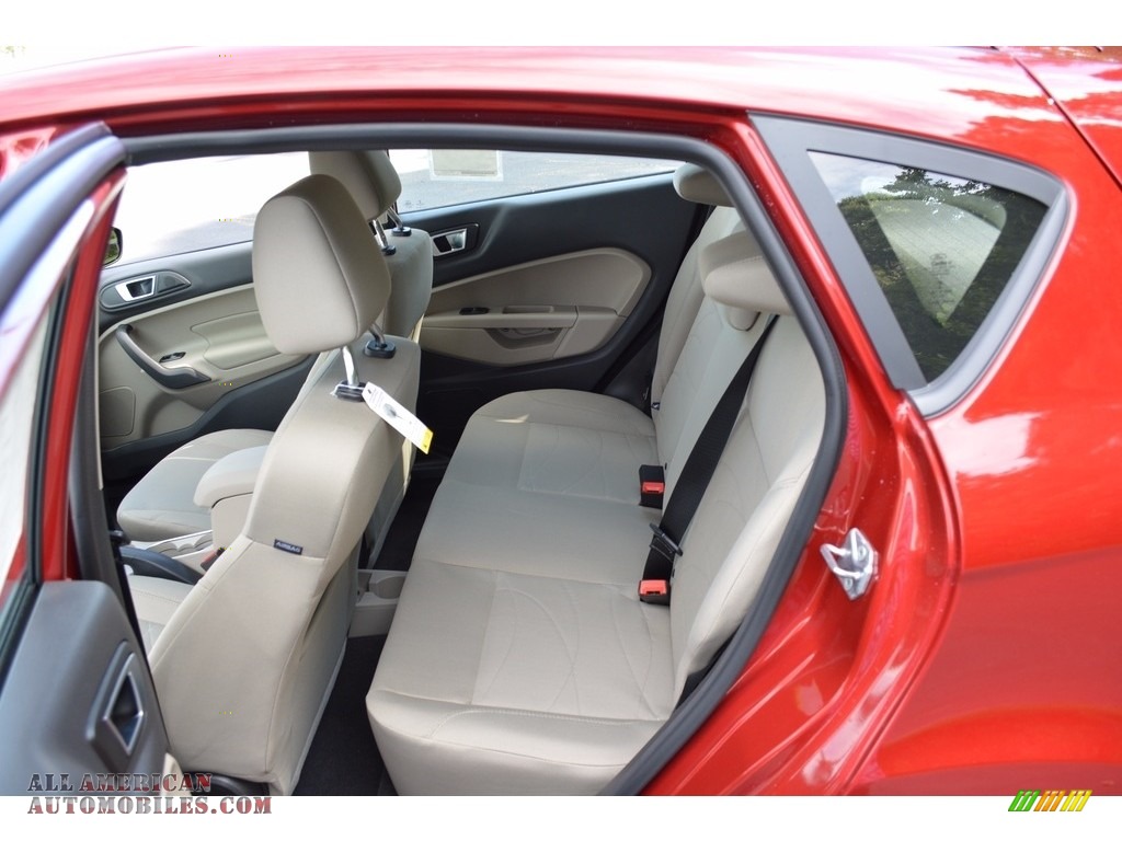 2016 Fiesta SE Hatchback - Ruby Red Metallic / Medium Light Stone photo #20