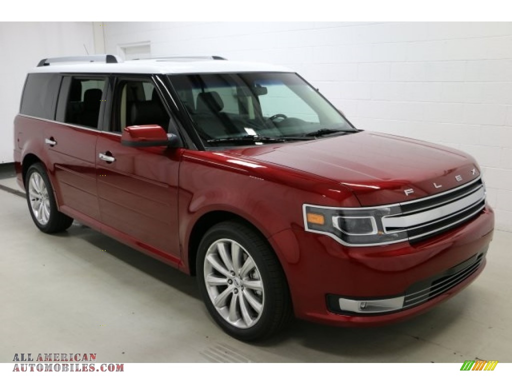 2016 Flex Limited AWD - Ruby Red / Charcoal Black photo #11