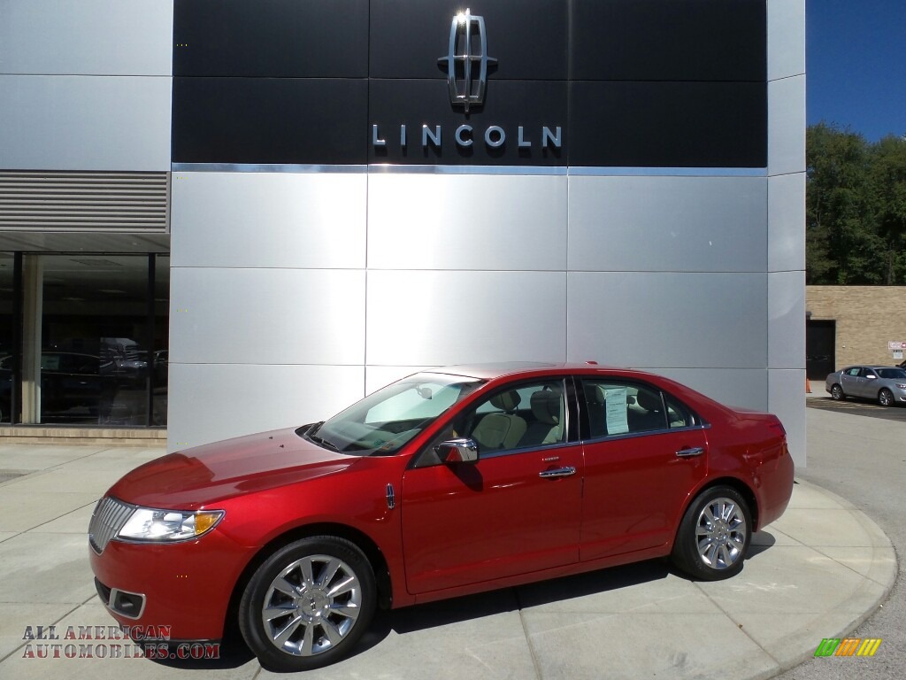 Red Candy Metallic / Light Camel Lincoln MKZ AWD