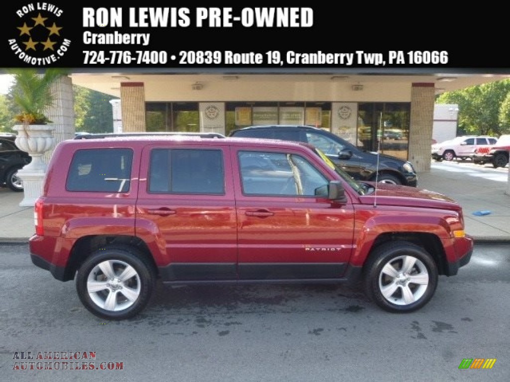 2014 Jeep Patriot Latitude 4x4 in Deep Cherry Red Crystal Pearl photo