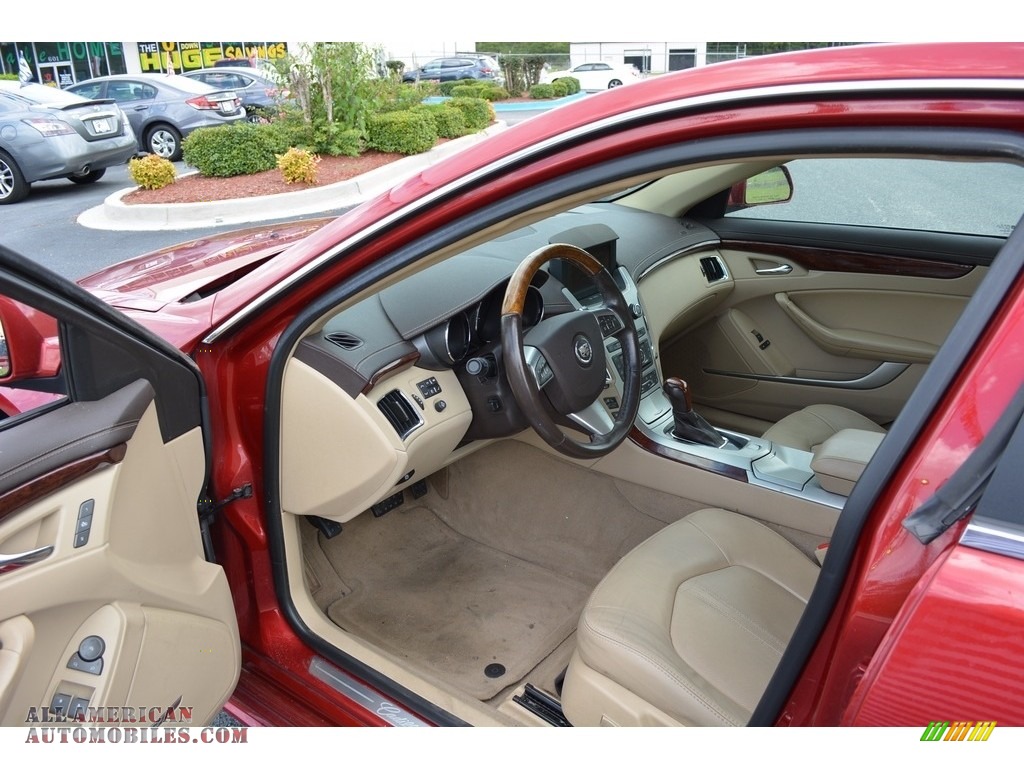2011 CTS 4 3.6 AWD Sedan - Crystal Red Tintcoat / Cashmere/Cocoa photo #22