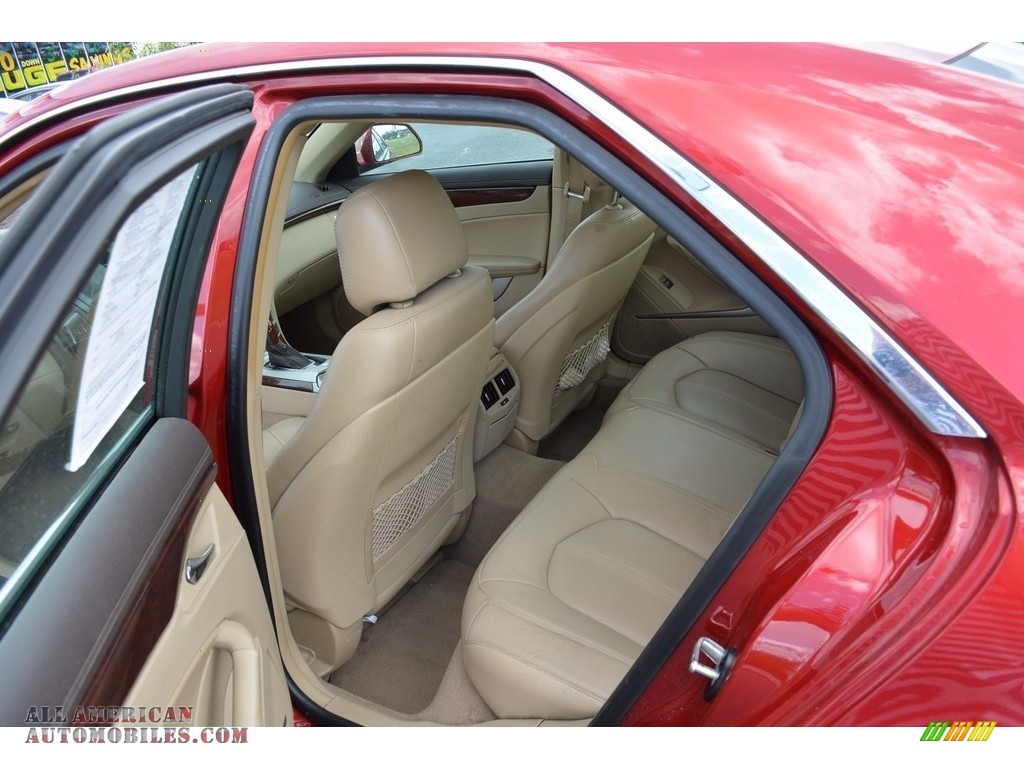 2011 CTS 4 3.6 AWD Sedan - Crystal Red Tintcoat / Cashmere/Cocoa photo #24