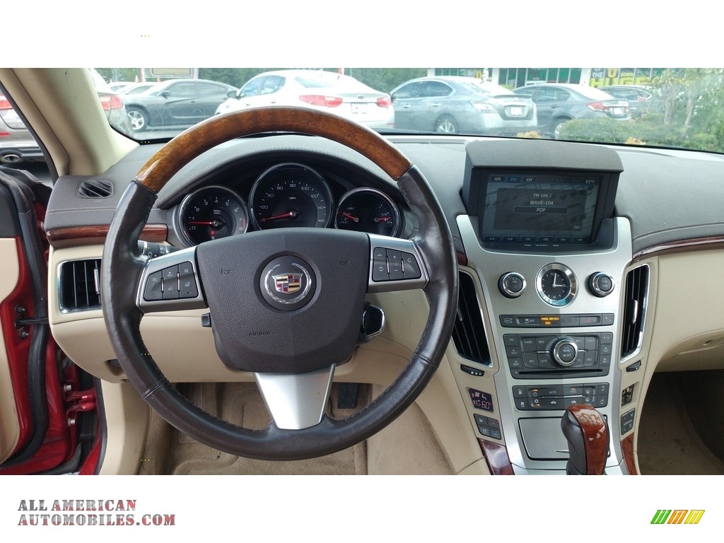 2011 CTS 4 3.6 AWD Sedan - Crystal Red Tintcoat / Cashmere/Cocoa photo #33