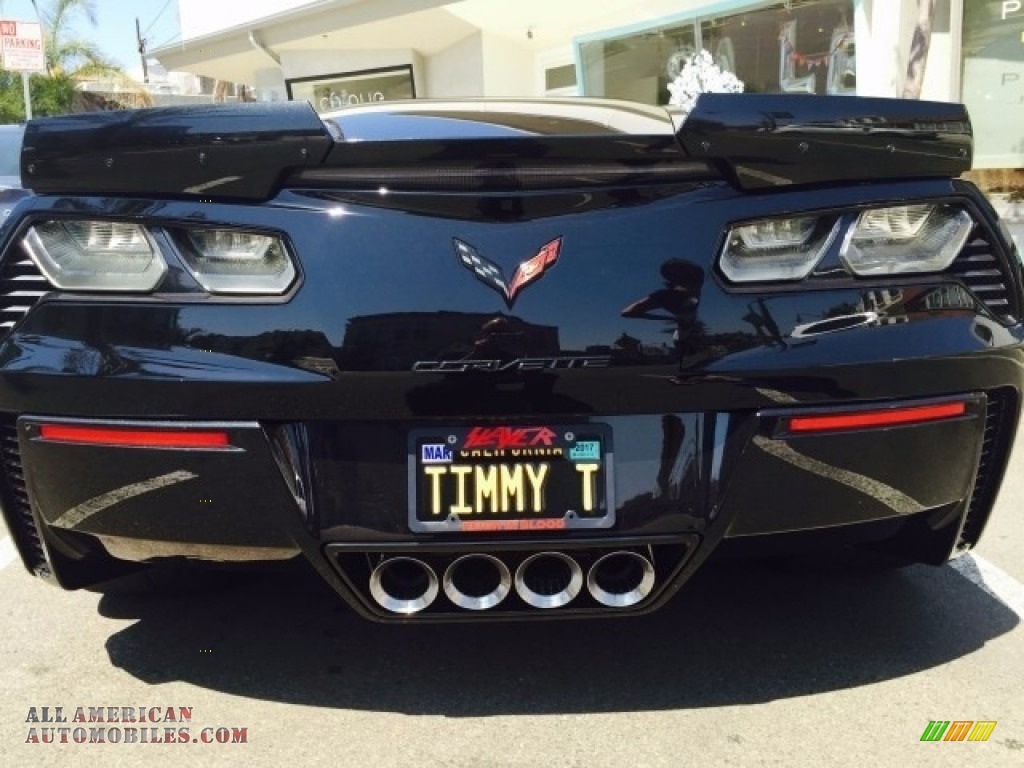 2015 Corvette Z06 Coupe - Black / Adrenaline Red photo #4