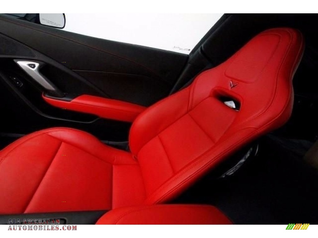2015 Corvette Z06 Coupe - Black / Adrenaline Red photo #6