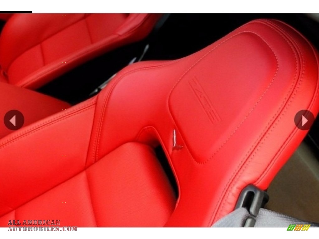 2015 Corvette Z06 Coupe - Black / Adrenaline Red photo #7