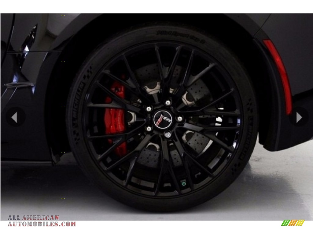 2015 Corvette Z06 Coupe - Black / Adrenaline Red photo #13