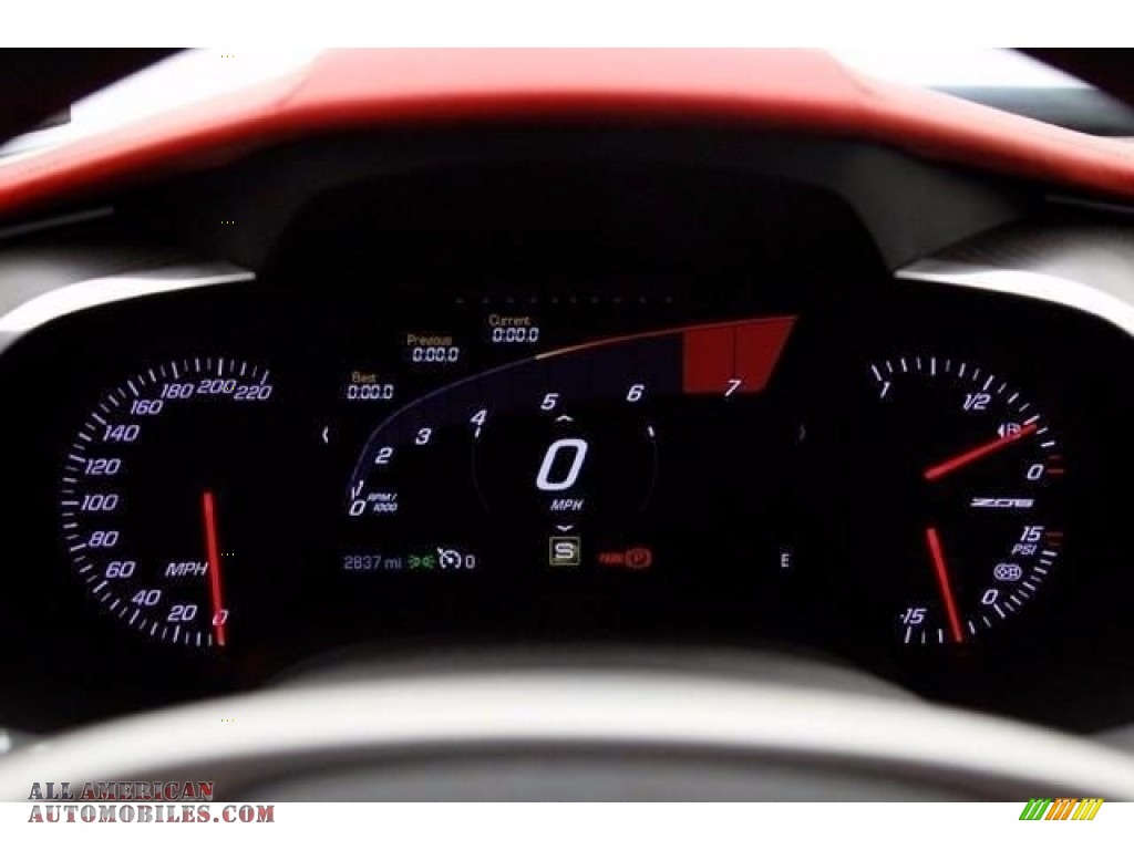 2015 Corvette Z06 Coupe - Black / Adrenaline Red photo #14