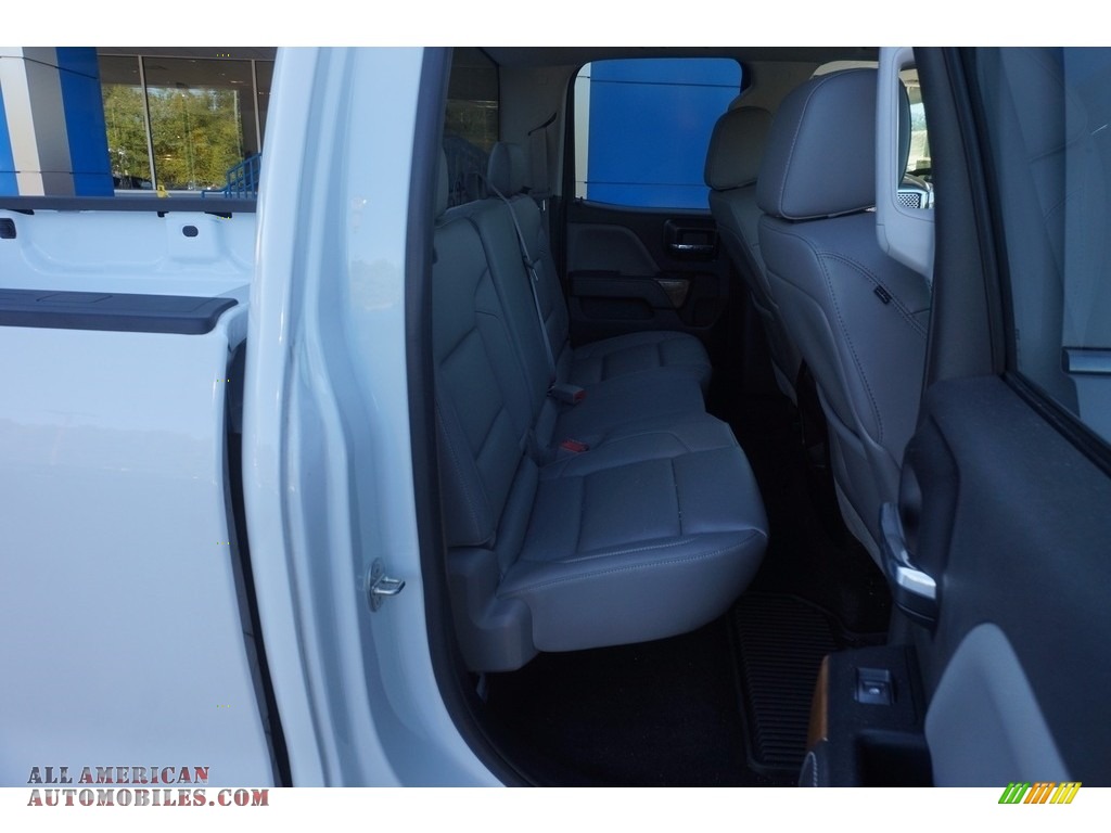 2014 Sierra 1500 SLT Double Cab 4x4 - Summit White / Jet Black photo #15