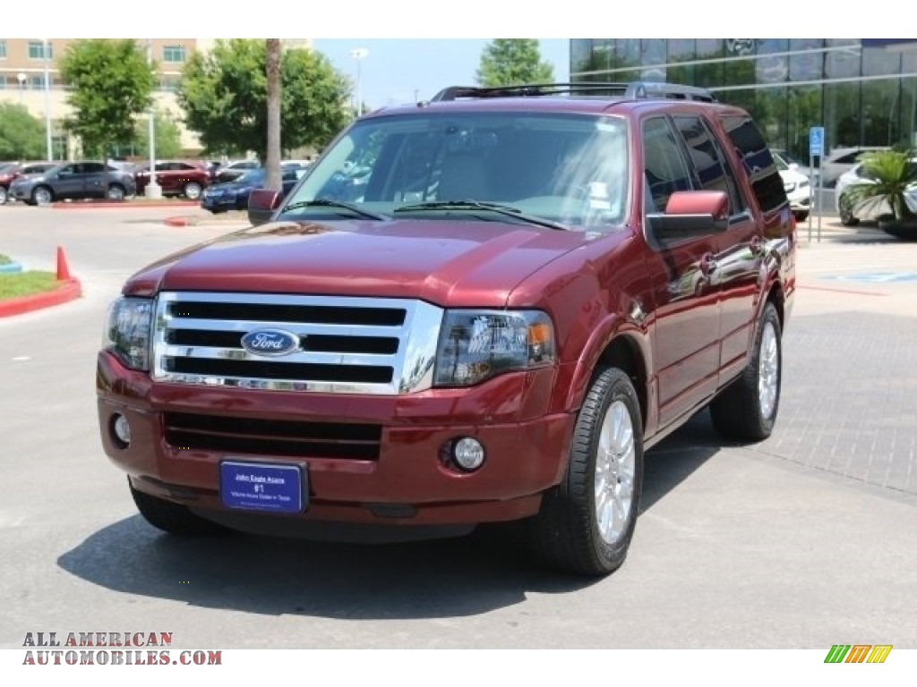 2012 Expedition Limited - Autumn Red Metallic / Stone photo #3