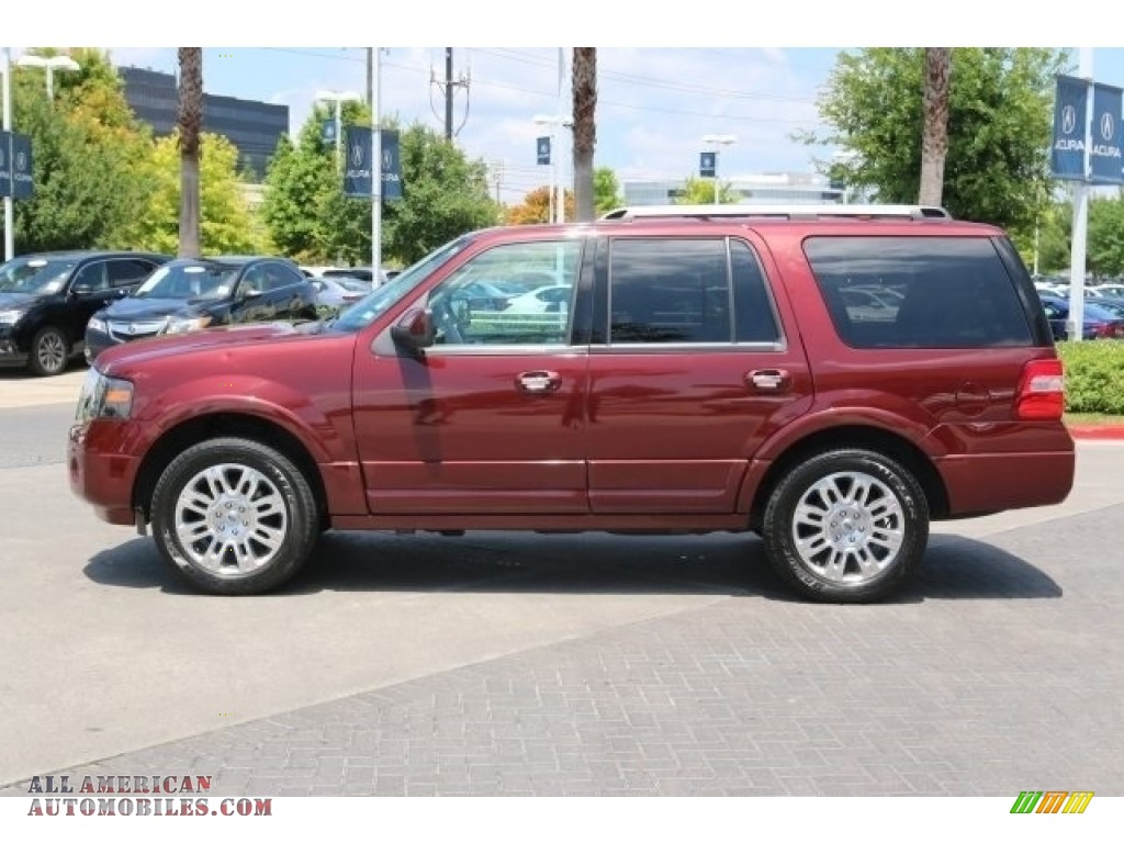 2012 Expedition Limited - Autumn Red Metallic / Stone photo #4