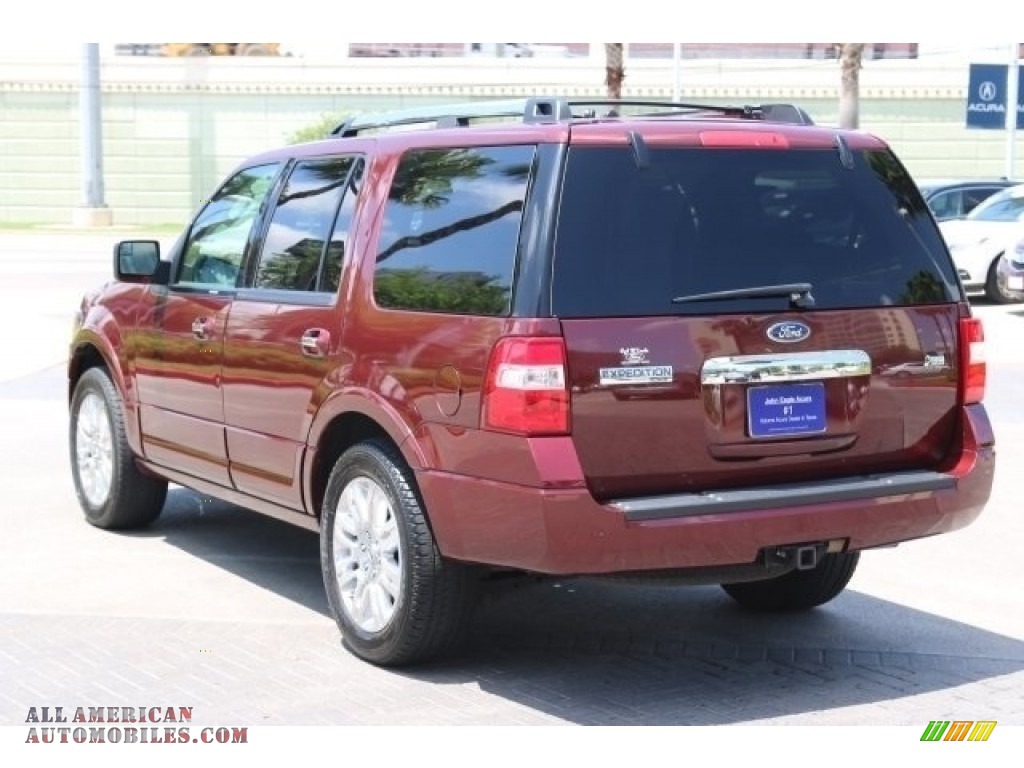 2012 Expedition Limited - Autumn Red Metallic / Stone photo #5