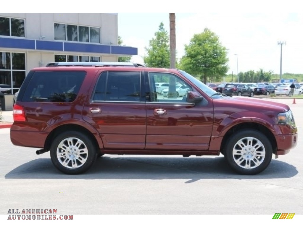 2012 Expedition Limited - Autumn Red Metallic / Stone photo #8