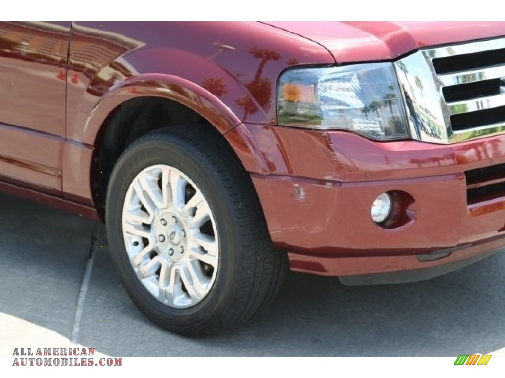 2012 Expedition Limited - Autumn Red Metallic / Stone photo #10