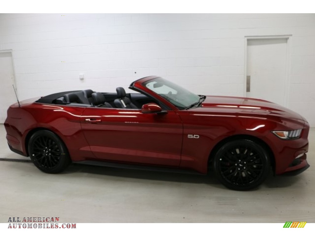 2017 Mustang GT Premium Convertible - Ruby Red / Ebony photo #1