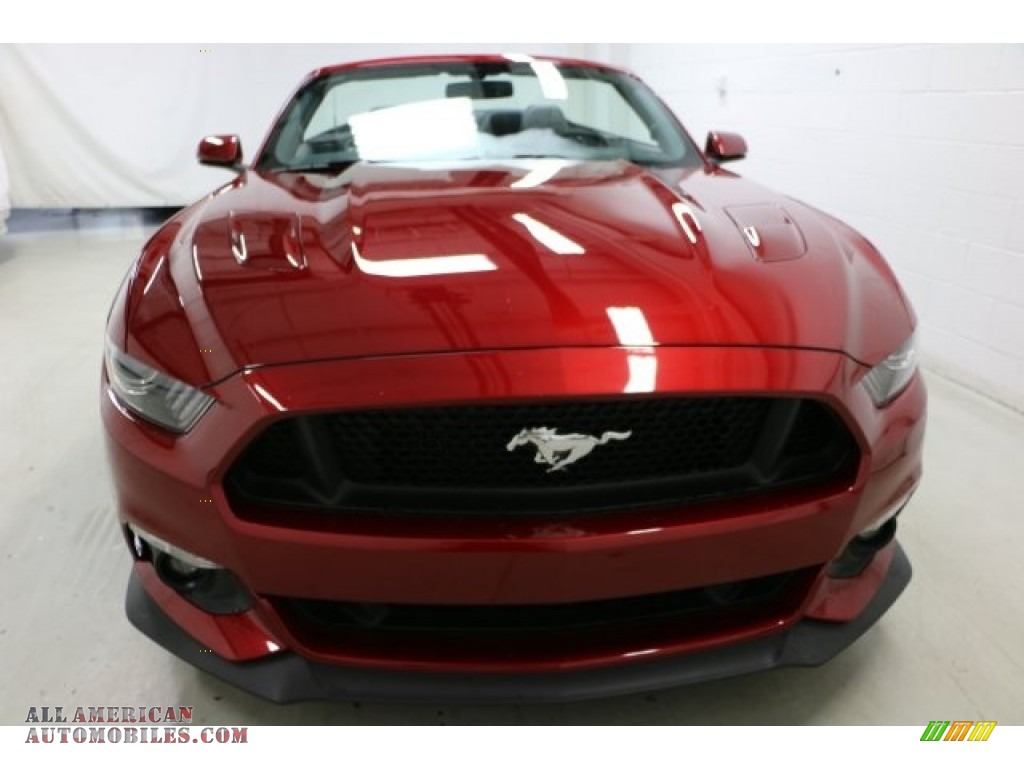 2017 Mustang GT Premium Convertible - Ruby Red / Ebony photo #5