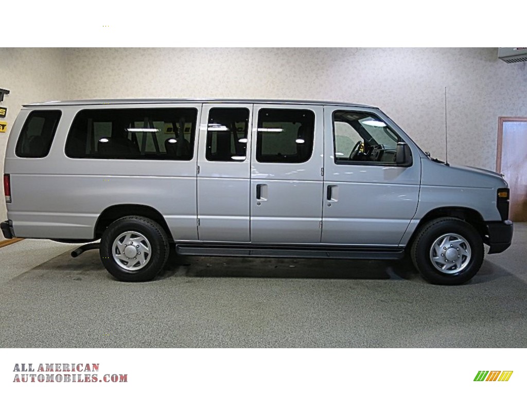 2013 E Series Van E350 XL Extended Passenger - Ingot Silver Metallic / Medium Flint photo #5