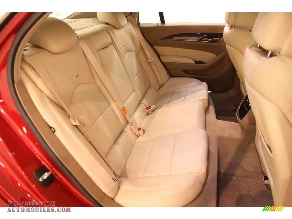 2014 CTS Luxury Sedan AWD - Red Obsession Tintcoat / Light Cashmere/Medium Cashmere photo #13