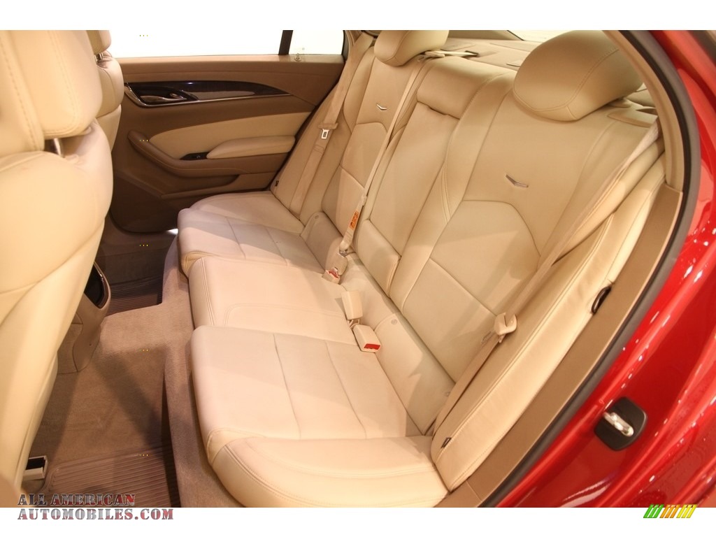 2014 CTS Luxury Sedan AWD - Red Obsession Tintcoat / Light Cashmere/Medium Cashmere photo #14