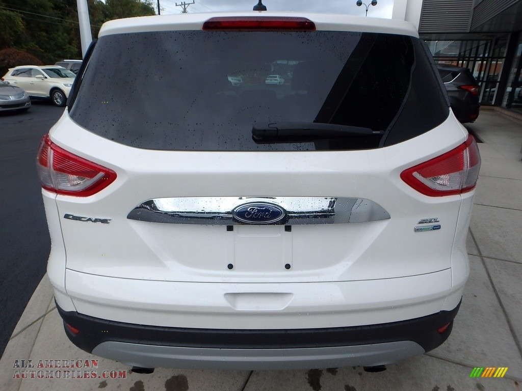 2013 Escape SEL 1.6L EcoBoost 4WD - White Platinum Metallic Tri-Coat / Charcoal Black photo #4