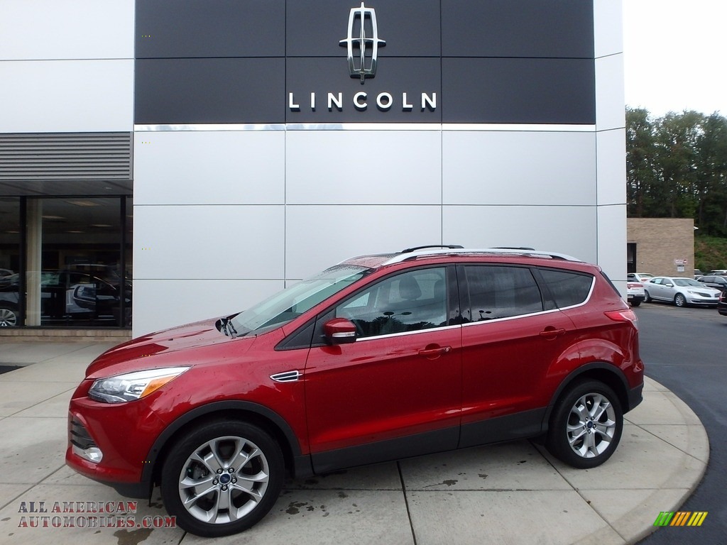 Ruby Red / Charcoal Black Ford Escape Titanium 1.6L EcoBoost 4WD