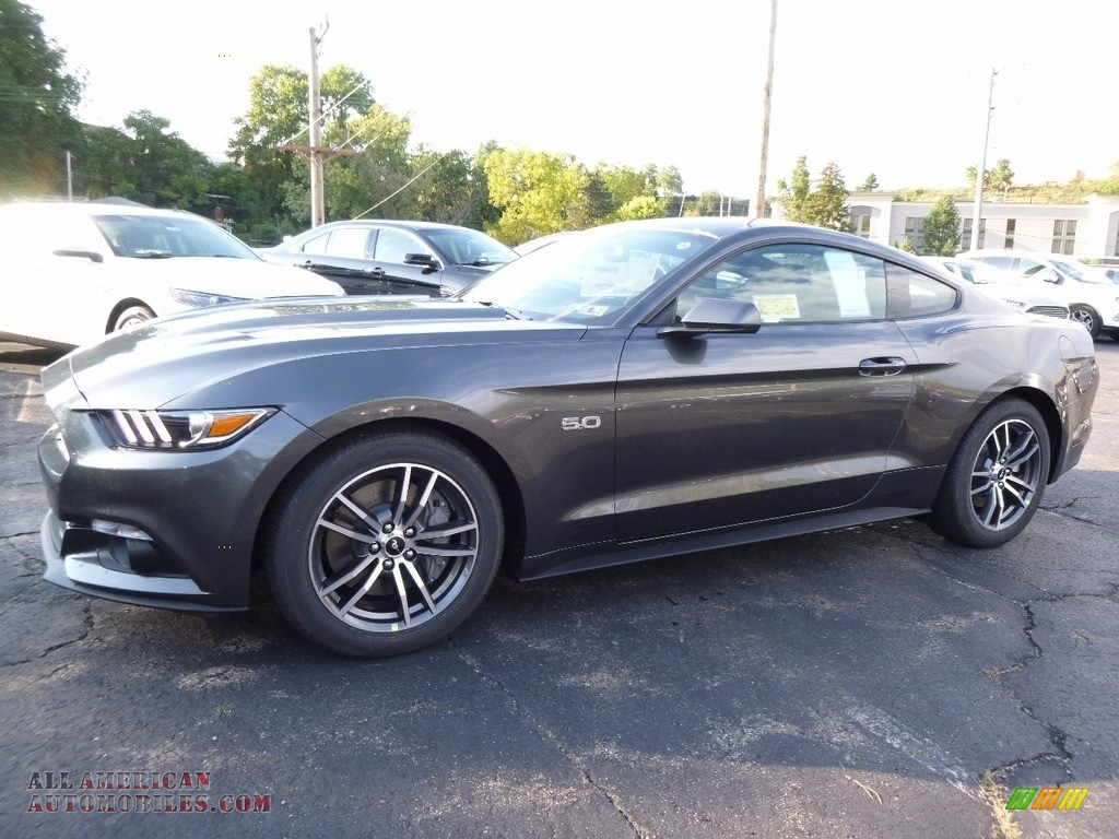 2017 Mustang GT Coupe - Magnetic / Ebony photo #4