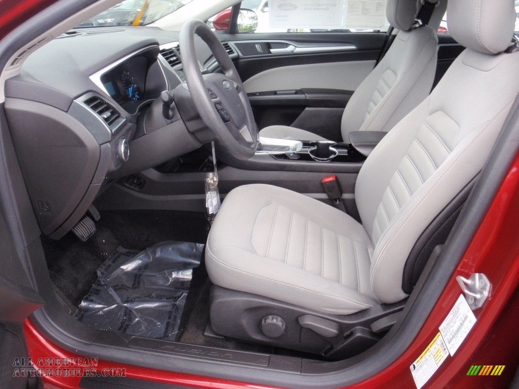 2014 Fusion S - Ruby Red / Earth Gray photo #18