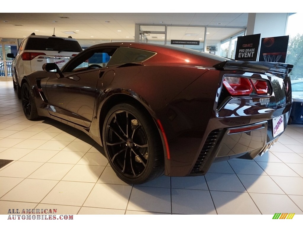 2017 Corvette Grand Sport Coupe - Black Rose Metallic / Kalahari photo #4