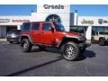 Jeep Wrangler Unlimited X 4x4 Red Rock Crystal Pearl photo #1
