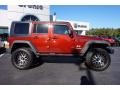 Jeep Wrangler Unlimited X 4x4 Red Rock Crystal Pearl photo #8