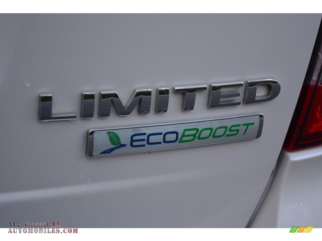 2012 Edge Limited EcoBoost - White Platinum Metallic Tri-Coat / Medium Light Stone photo #5