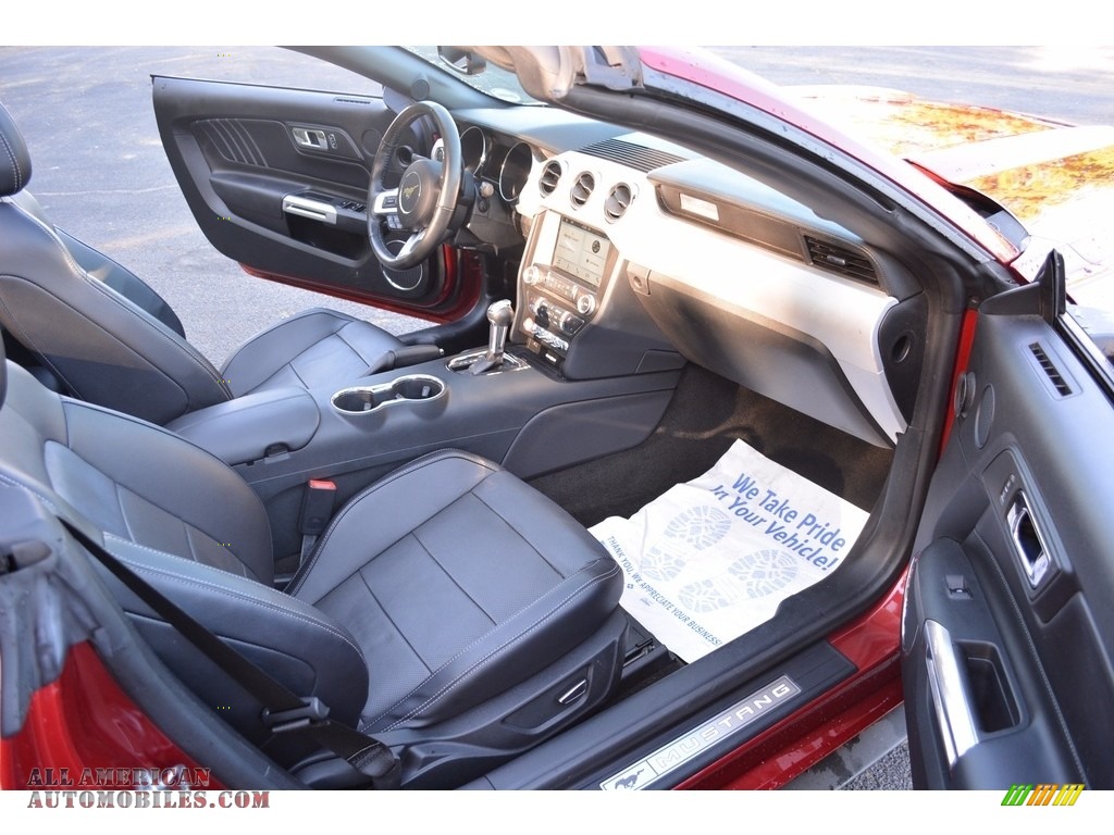 2016 Mustang EcoBoost Premium Convertible - Ruby Red Metallic / Ebony photo #16