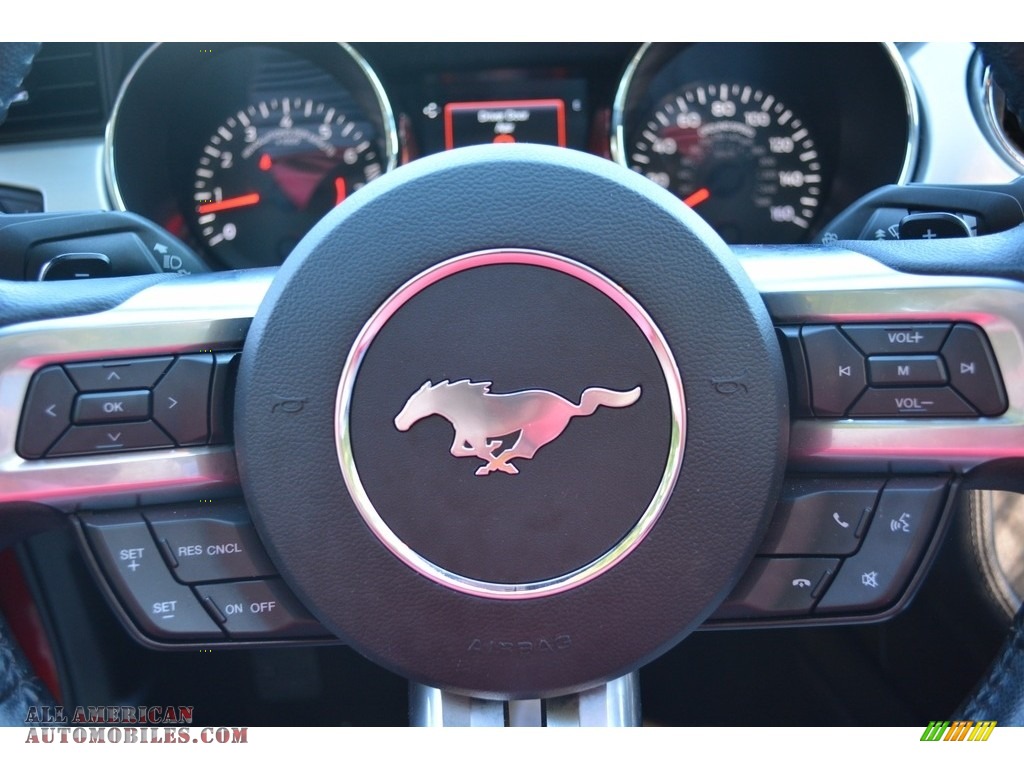 2016 Mustang EcoBoost Premium Convertible - Ruby Red Metallic / Ebony photo #20