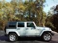 Jeep Wrangler Unlimited Sahara 4x4 Bright Silver Metallic photo #5