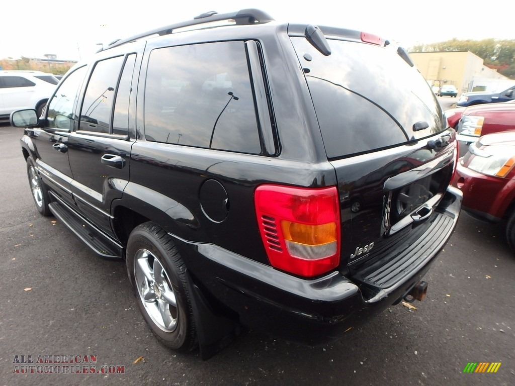 2002 Grand Cherokee Limited 4x4 - Black / Taupe photo #2