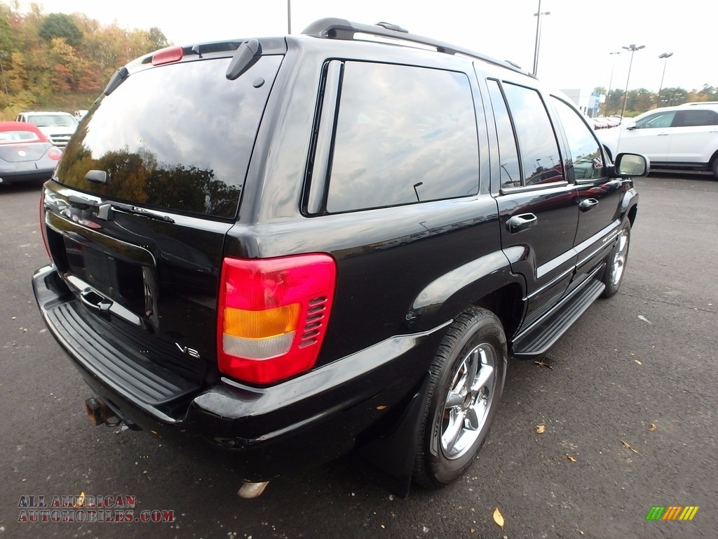 2002 Grand Cherokee Limited 4x4 - Black / Taupe photo #4
