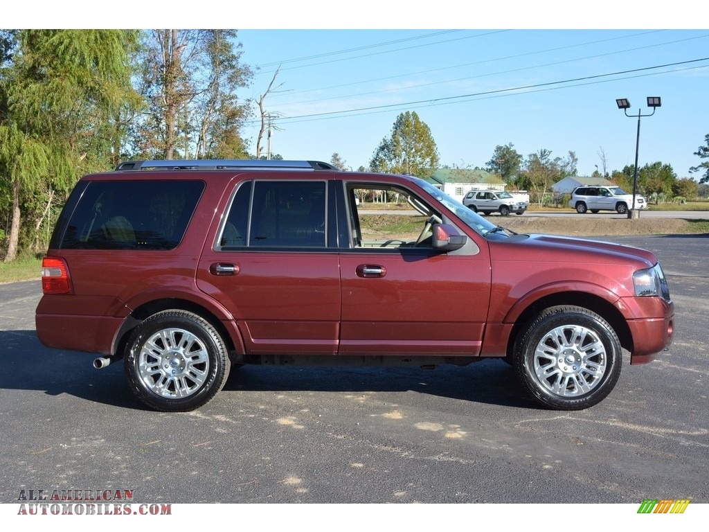 2011 Expedition Limited 4x4 - Royal Red Metallic / Stone photo #2