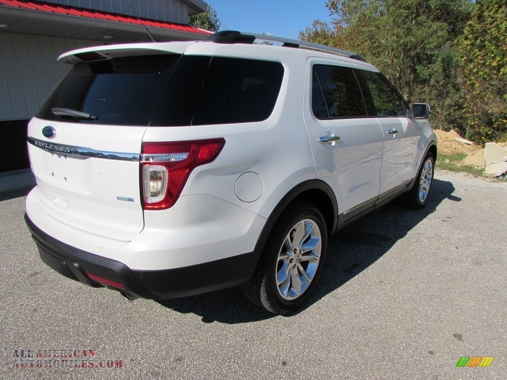 2014 Explorer Limited 4WD - White Platinum / Medium Light Stone photo #8